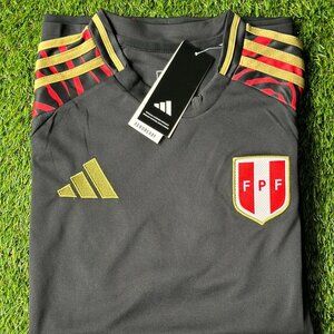 Adidas 2024 Mens Peru National Team Away Soccer Jersey Futbol
